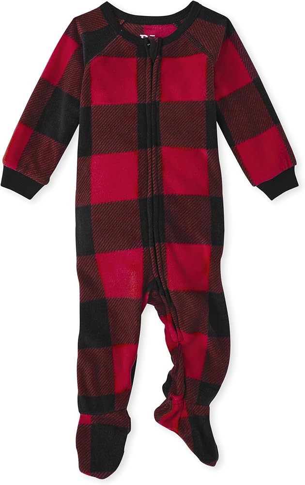 The Children's Place unisex-baby And Kids, Sibling Matching, Christmas Pajama Sets, Fleece | Amazon (US)