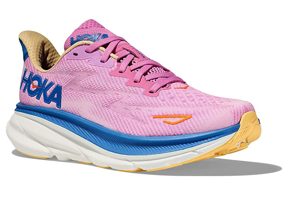 Hoka Women's Clifton 9 (Cyclamen/Sweet Lilac) Women's Shoes | Zappos