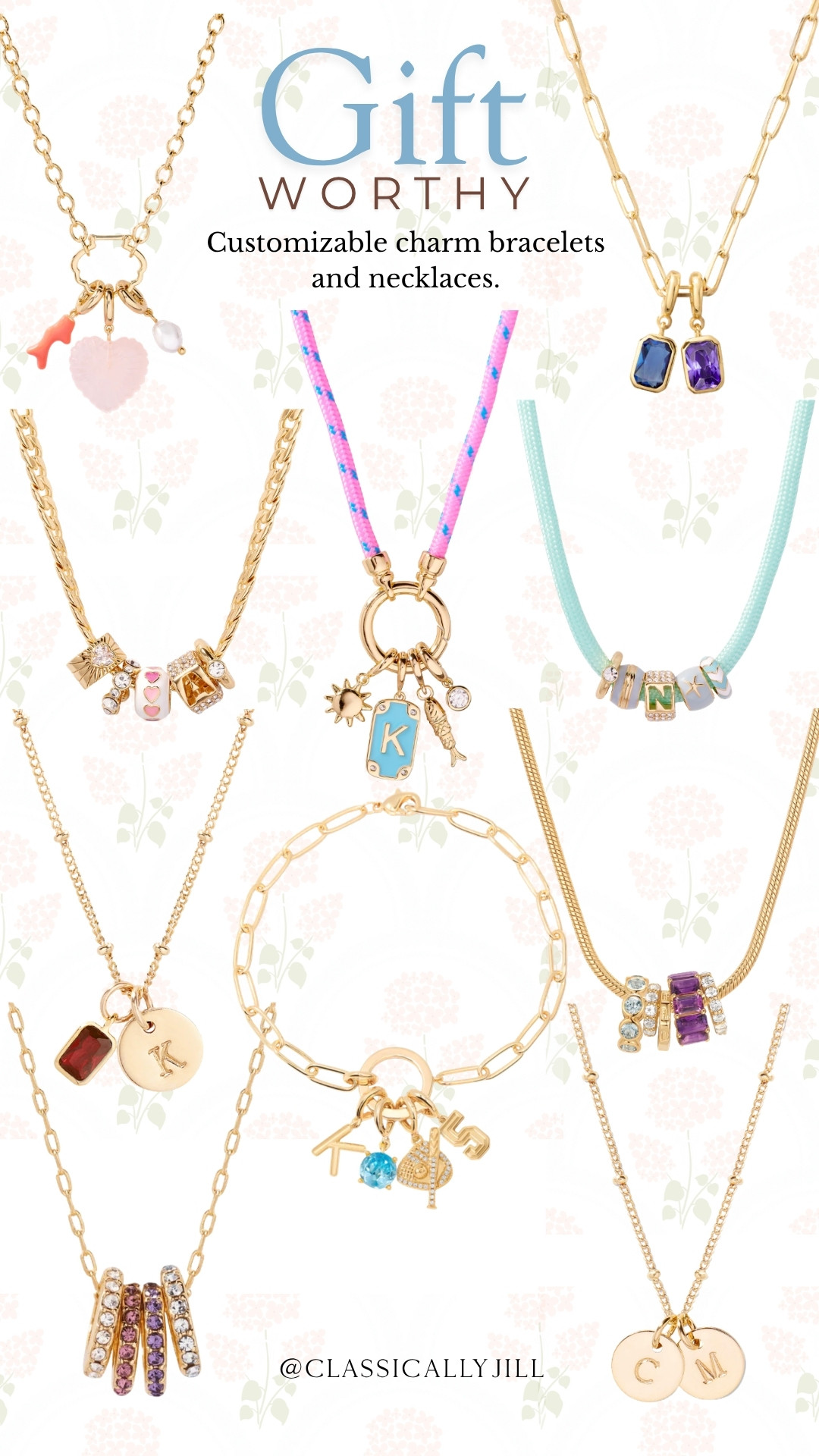 I created my own Colette charm bracelet with @brookandyork and every charm feels like a little snapshot of my life. 
There were SO many charms to choose from - It also makes a great gift (#mothersday, anyone?)
The charms I chose: ♑️ Capricorn ✈️ Suitcase for all our travels 🗼 Eiffel Tower (because I’m a francophone🤍) 🍀 Horseshoe for a little extra luck
I linked mine in my LTK! 
#brookandyork #LTKStyle #CharmBracelet #PersonalizedJewelry #GiftIdeas #MothersDayGift  

 