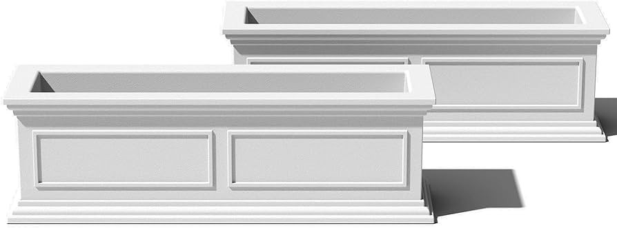 Veradek Brixton Window Box Plastic Planter - Large Rectangular Planter for Outdoor Balcony/Window... | Amazon (US)
