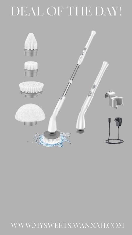 LABIGO Electric Spin Scrubber LA1 Pro, Cordless Spin Scrubber with 4 Replaceable Brush Heads and Adjustable Extension Handle, Power Cleaning Brush for Bathroom Floor Tile (White)

On sale! 

#LTKhome #LTKfindsunder100 #LTKSpringSale