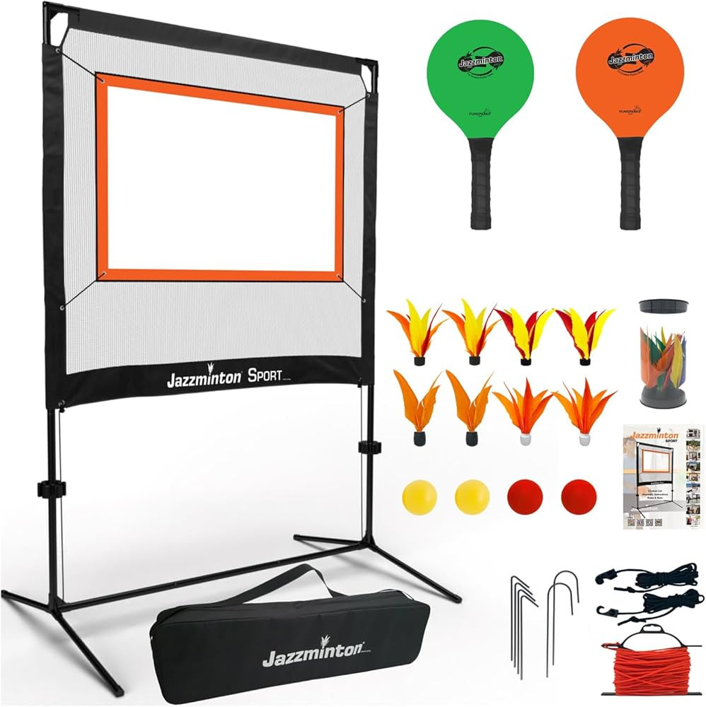 Amazon.com : Jazzminton Sport - Indoor & Outdoor, No Boundaries - Similar to Pickleball, Badminto... | Amazon (US)