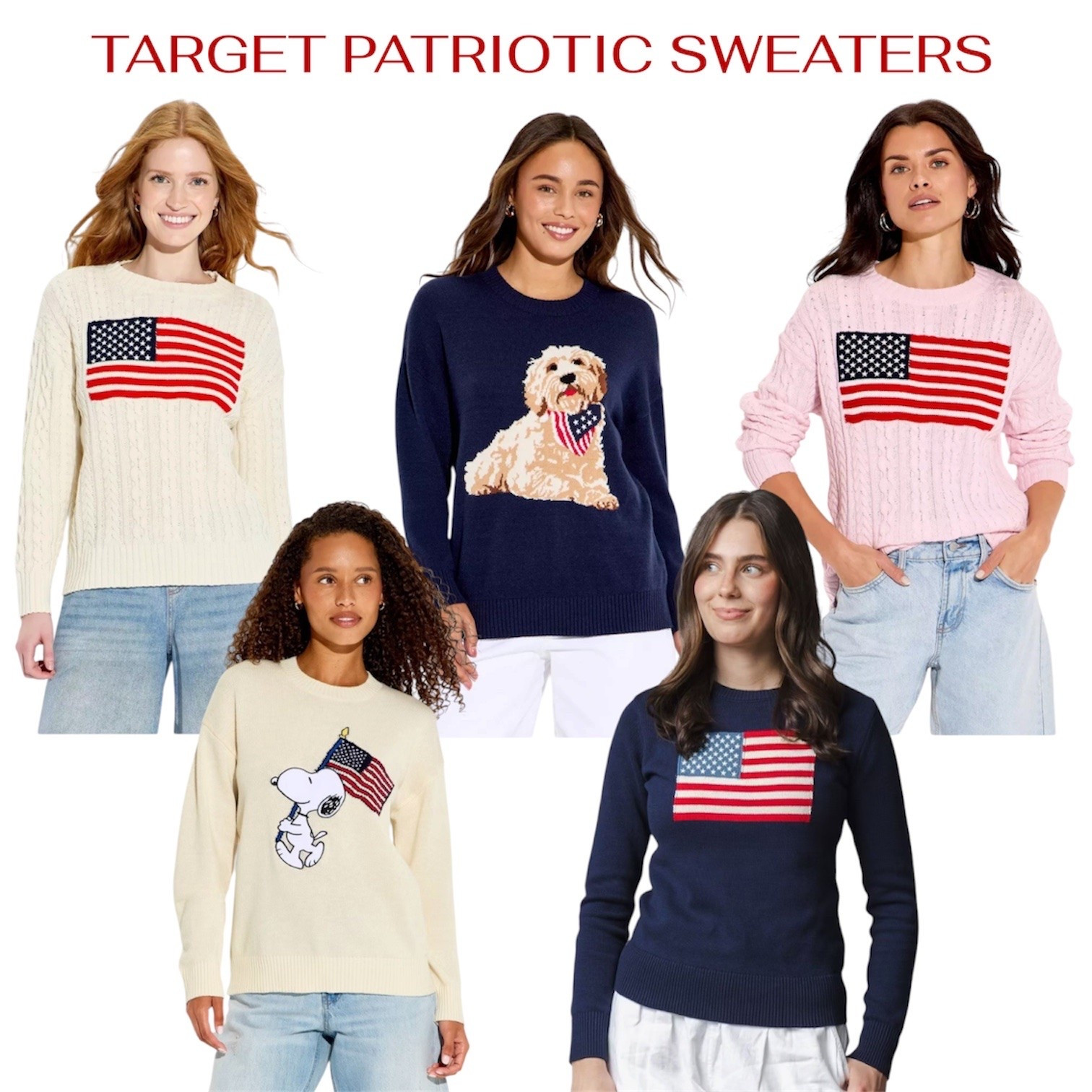Patriotic sweaters from Target. So cute for Memorial Day or 4th of July.

#LTKstorytime #LTKSeasonal #LTKTravel