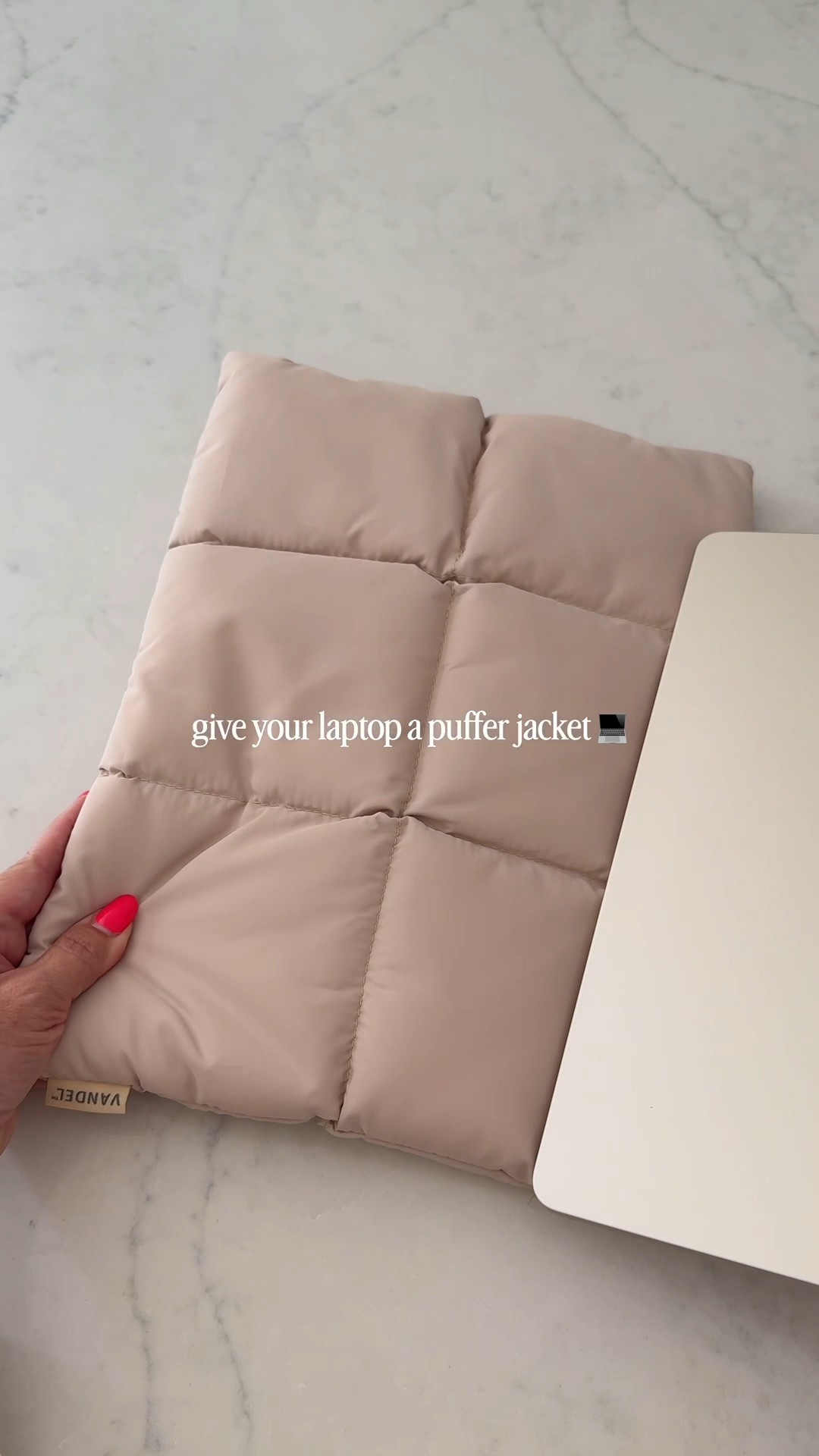 Protect and cover your laptop with this pretty, puffy laptop sleeve. It’s waterproof and stylish for the woman or student on the go! Perfect for work, travel, school, & college. Shown in sand. Laptop is in sandstone.

#LTKdayinmylife #LTKSaleAlert #LTKWorkwear