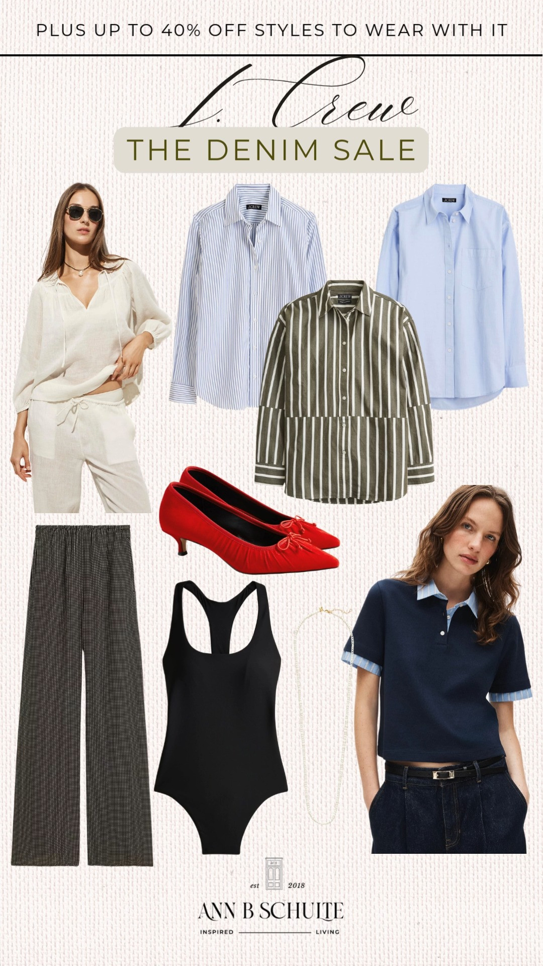 Denim dreams start at J.Crew find your perfect pair and the styles that love them back, now up to 40% off. Easy, timeless, totally wearable. 👖💫💙
#JCrew #JCrewStyle #DenimSale #JCrewDenim #EverydayStyle #ClassicChic #OOTDInspo #WardrobeEssentials #LTKSaleAlert #StyleInspo 

 #LTKootd #LTKSaleAlert