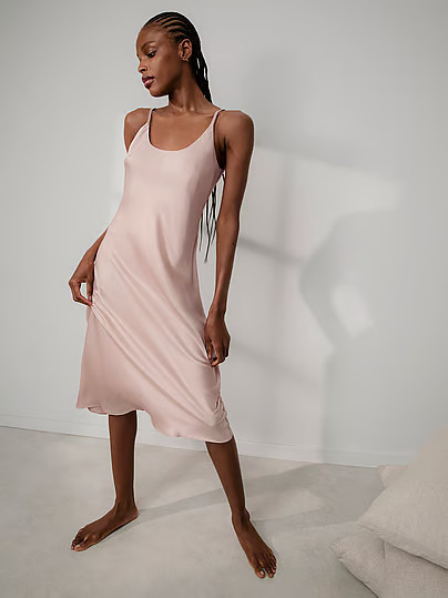 Lunya Washable Silk Bias Slip Dress, Pink, S - Women's Slips - Victoria's Secret | Victoria's Secret (US / CA )