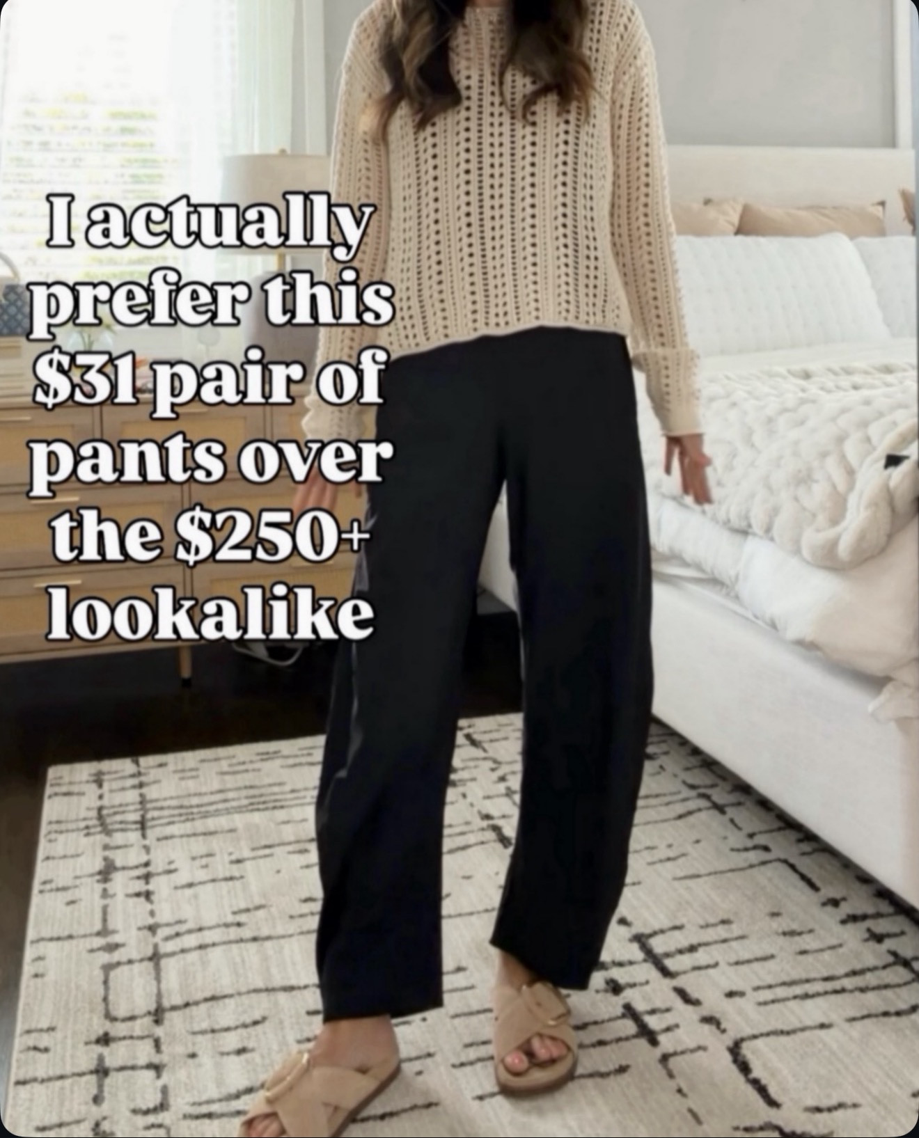 Identical to the $250 pair they’re so good

#LTKOver40 #LTKSeasonal #LTKmomlife