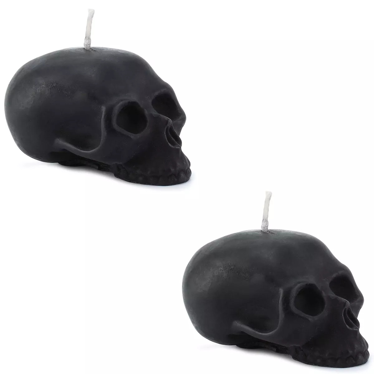 Darware Large Skull Shaped Black Candle; Decorative Themed Candle for Halloween, Horror and Novel... | Target