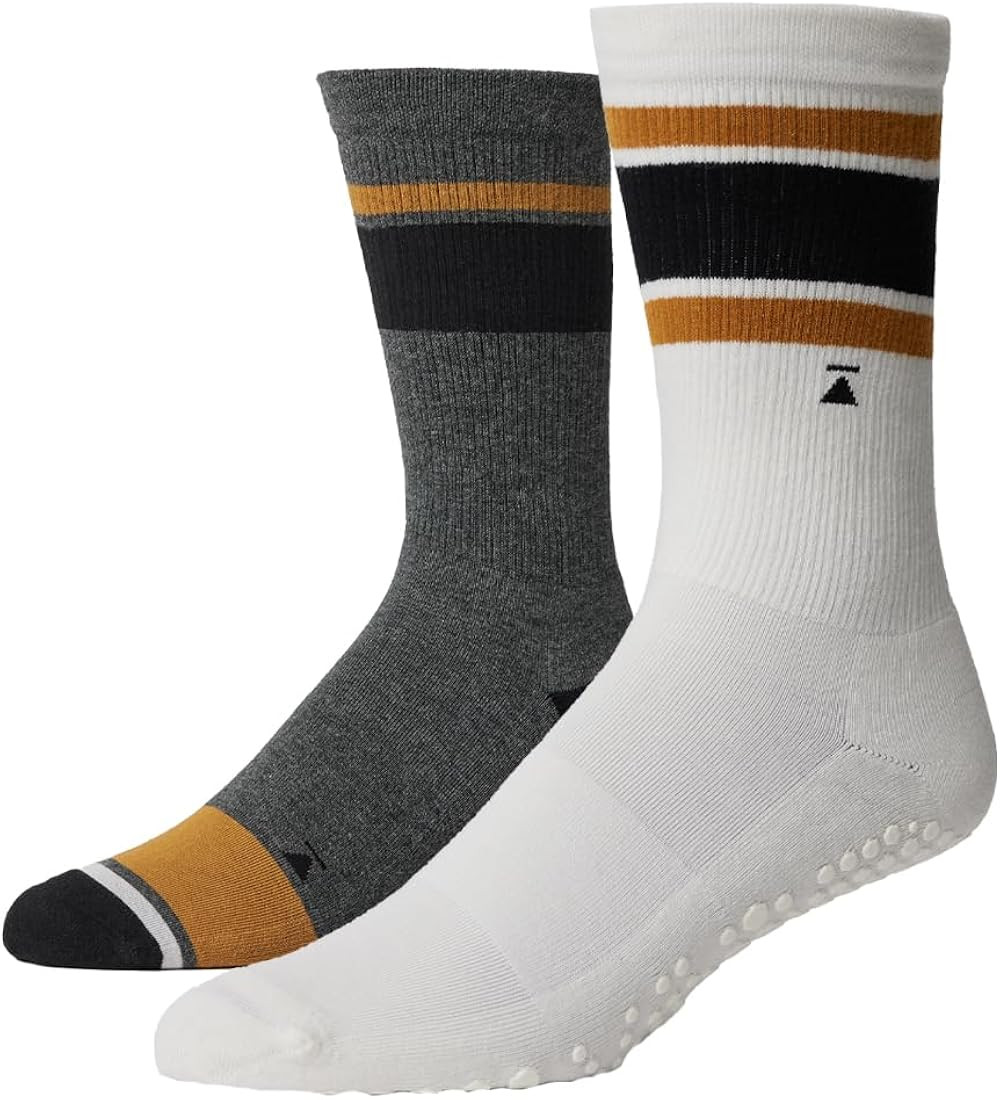 Base 33 Crew Grip Socks for Pilates, Yoga, Martial Arts, Lifting and Barre | Amazon (US)