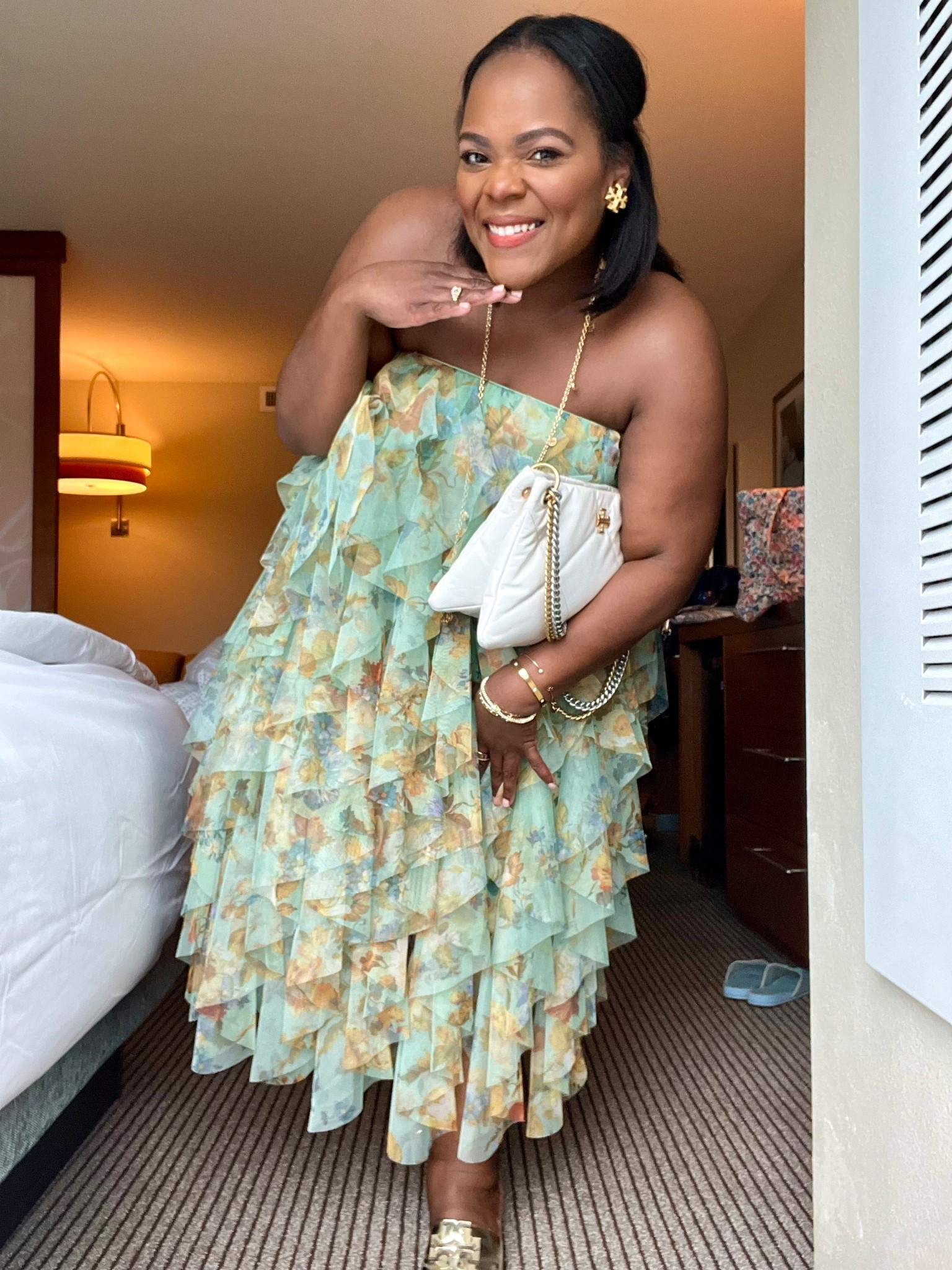 The Anthropologie tiered skirt can be worn as a dress too!! 💛💛💛💛 

#LTKWedding #LTKStyleTip #LTKParties