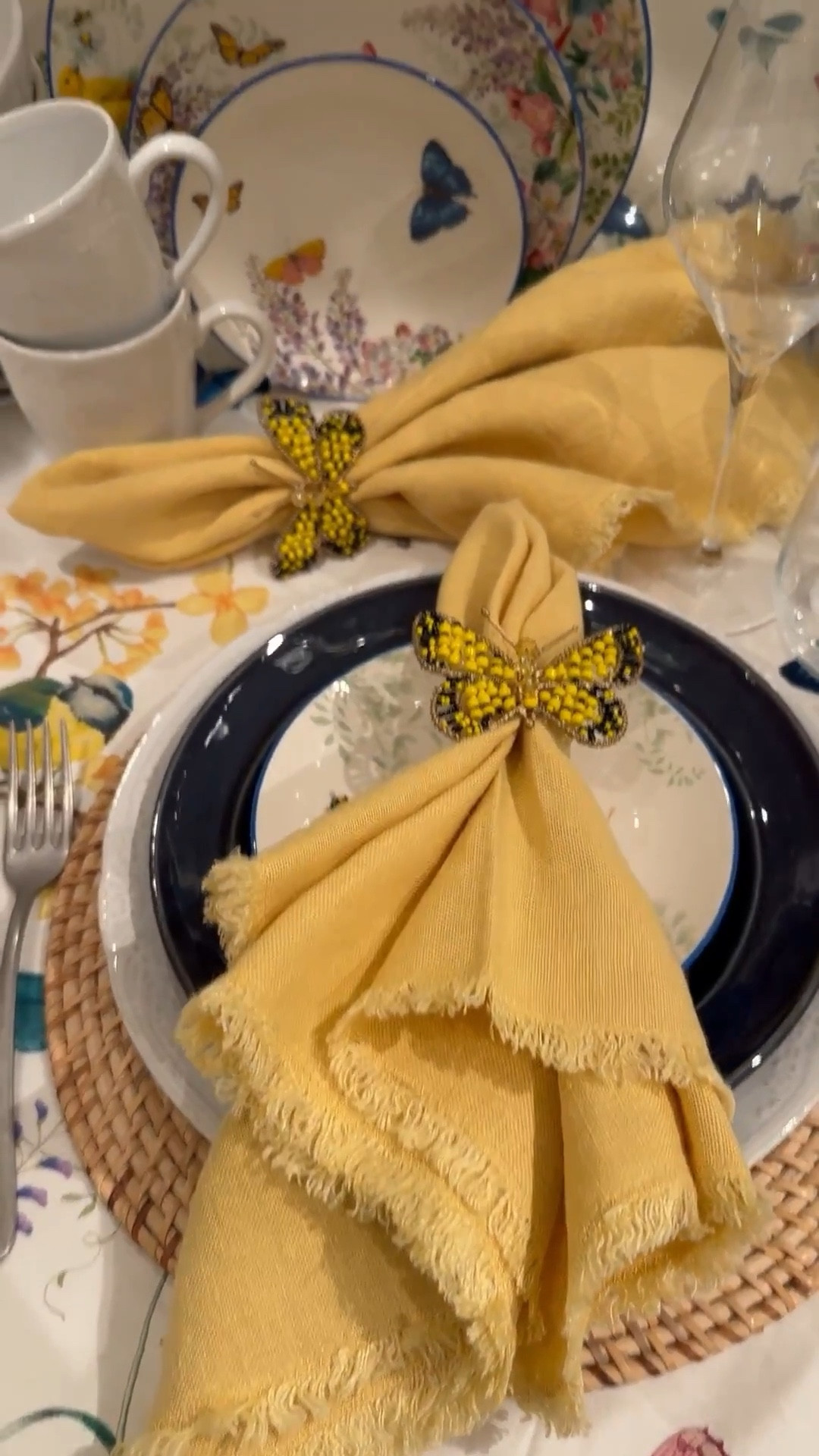 Beautiful butterfly place setting for spring home decor. Tabletop decor, table setting. ￼

#LTKstorytime #LTKdayinmylife #LTKHome