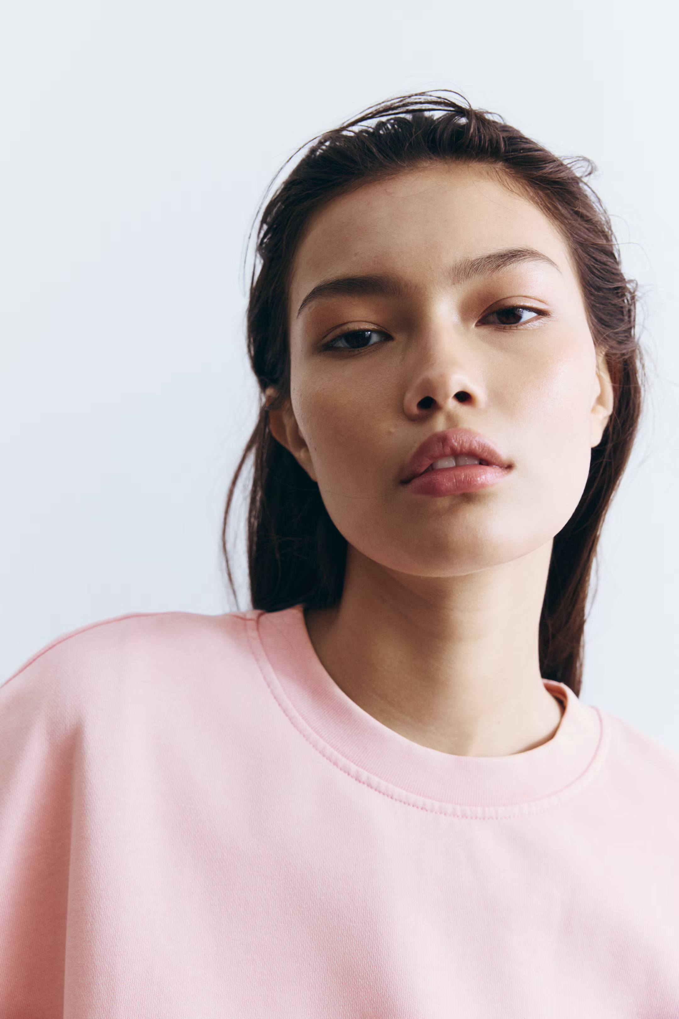 Women's Light pink Washed-look sweatshirt | H&M GB | H&M (UK, MY, IN, SG, PH, TW, HK)