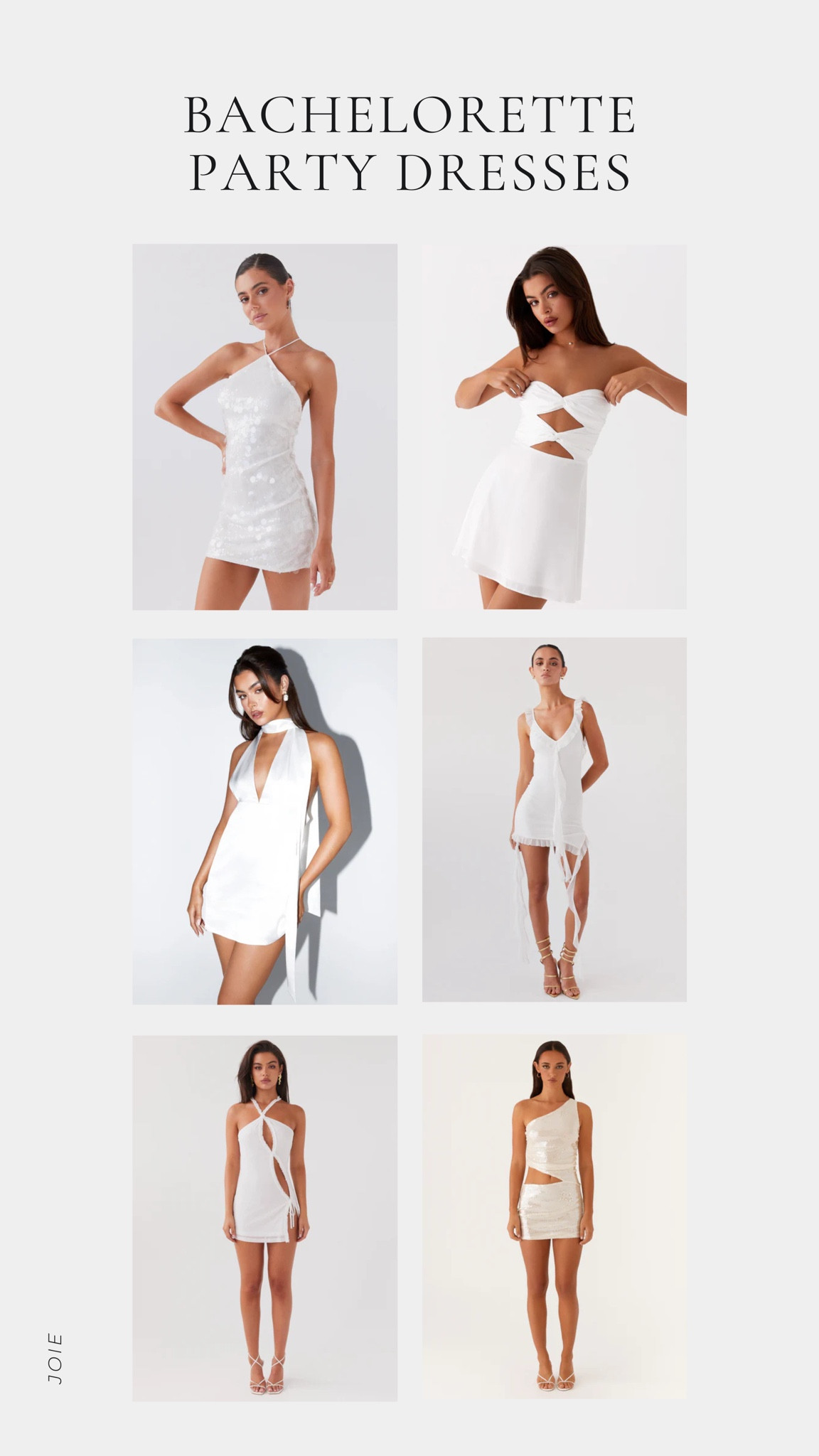 Bachelorette party dresses for the bride to be🤍

#peppermayo #bacheloretteparty #dress #bridetobe #2025bride #whitedress #sale #wedding 

#LTKWedding #LTKFindsUnder100 #LTKCyberWeek