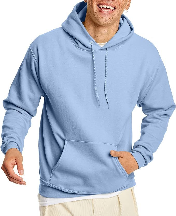 Hanes Men's Pullover EcoSmart Hooded Sweatshirt | Amazon (US)