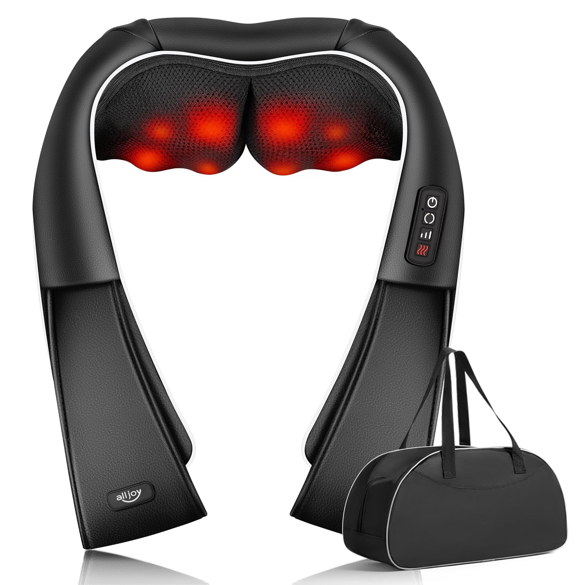 ALLJOY Shiatsu Shoulder and Neck Massager with Heating, Electric Deep Tissue 3D Kneading Massager... | Walmart (US)