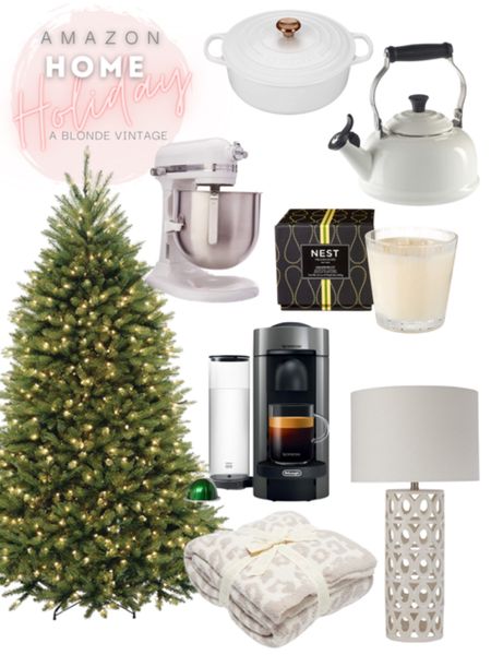Amazon home goods for the holidays! Shop this prelit Christmas tree, kitchen aid, neat candle, cozy barefoot dreams blanket and more to dress your home up for the holidays! #amazon #amazongiftguide

#LTKGiftGuide #LTKhome #LTKfamily