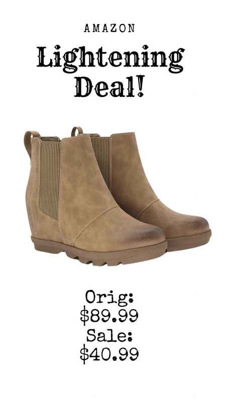 Obsessed with these neutral women’s wedge boots from Amazon! Over half off on Lightening Deal! So comfy & cute! A must need for winter!!

#LTKfindsunder50 #LTKshoecrush #LTKsalealert