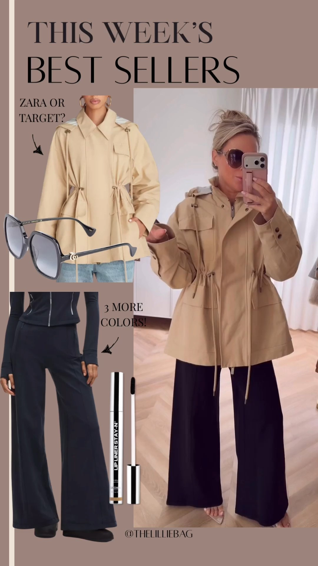 Viral pants you need 🙌 took a medium (could’ve done small) and I’m 5’6 for reference. This cinched waist rain trench is so on trend… total Zara vibes but it’s Target 🤍 wearing a small, runs a little roomy in a good way.🤍

viral pants. Target jacket. rain trench coat.
spring outfit. Amazon fashion. OOTD ✨


#LTKootd #LTKgrwm