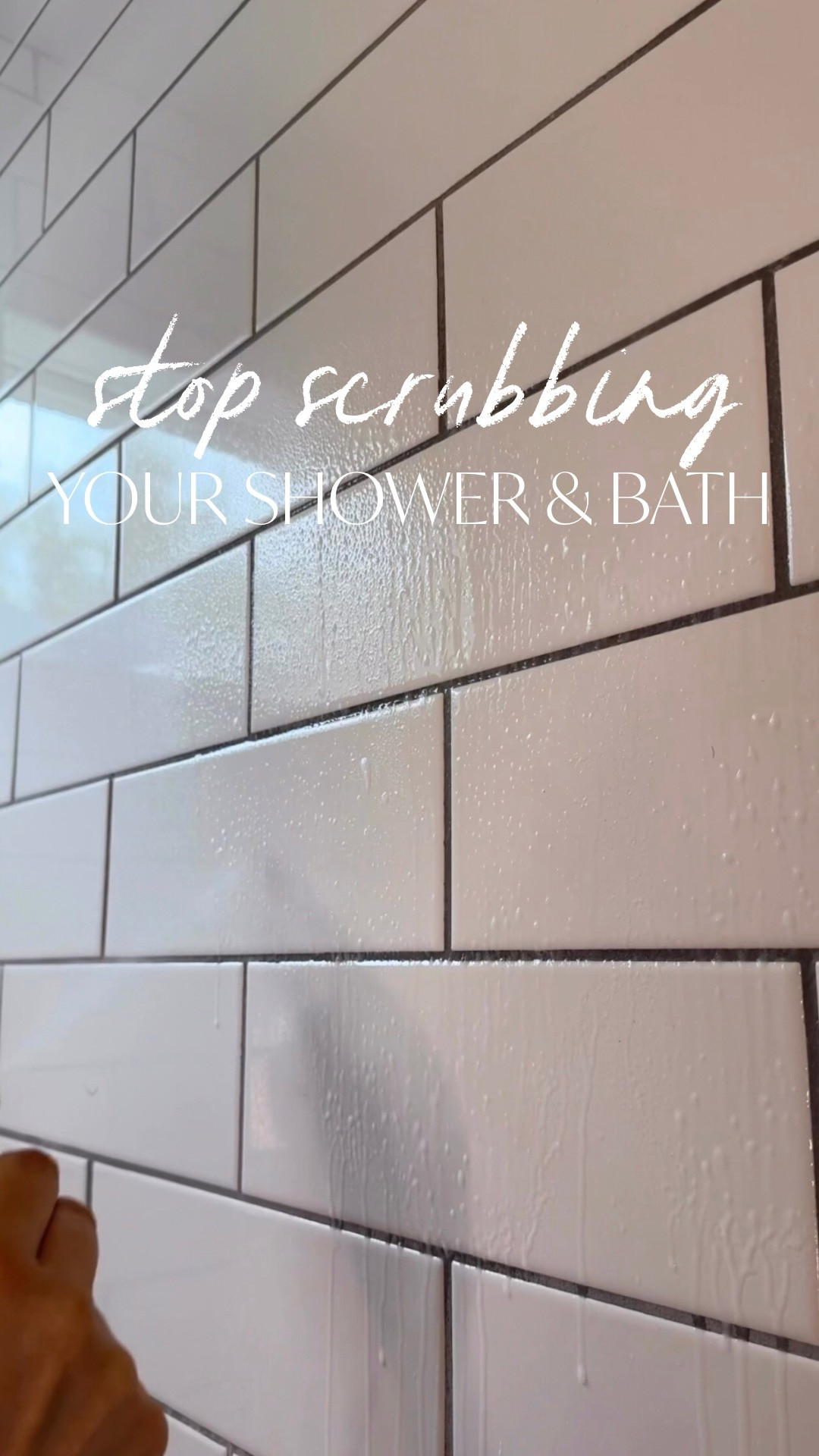 When I don’t feel like squeegeeing I use the daily shower spray, or when I want to clean my tile I use the daily shower spray. And once a week I use the weekly shower spray and let it sit overnight for a thorough clean without physically cleaning!!!

Weekly spray: prevents soap scum, grime, and body oils. Use weekly on shower doors, tiles, tubs, and basins. Just spray once a week, let sit 8–12 hours, then rinse with warm water. For heavy buildup, use daily until clean. Always rinse the shower basin and tub thoroughly before use. Works on fiberglass, acrylic, tile, and glass.

Daily spray: Defends against soap scum, watermarks, hard water stains, and limescale so you clean less. Safe on glass doors, tiles, acrylic, sealed grout, faucets and mirrors. Non-abrasive and gentle yet effective.

#LTKSeasonal #LTKFindsUnder50 #LTKHome