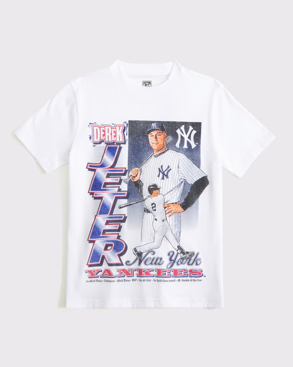 boys derek jeter graphic tee | boys tops | Abercrombie.com | Abercrombie & Fitch (US)