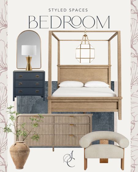 Bedroom — all on sale!

canopy bed, fluted dresser, nightstand, rug, accent lounge chair, lamp, arch mirror, pendant bedroom chandelier, vase, greenery 

#LTKstyletip #LTKsalealert #LTKhome