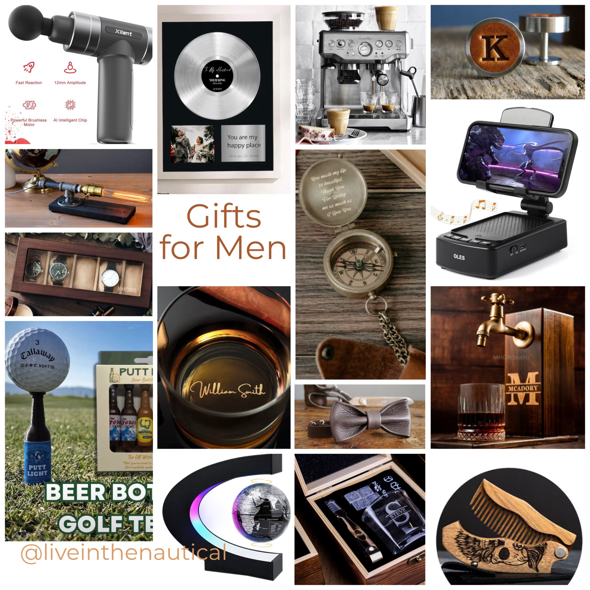 Gifts for him: For anniversaries, weddings, Birthdays, Valentine’s Day or just because. 

#LTKGiftGuide #LTKmens #LTKwedding