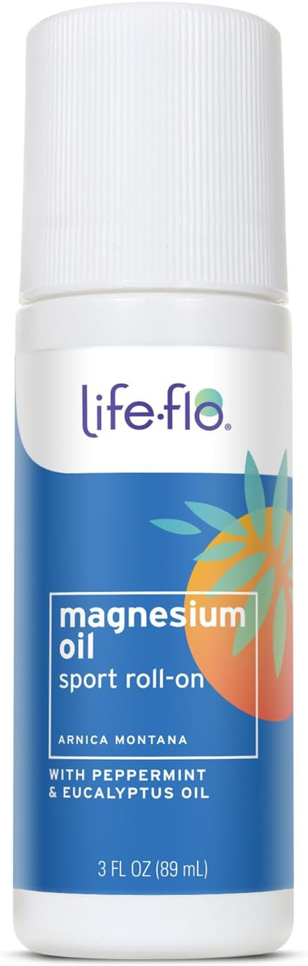 Life-FLO Magnesium Oil Sport Roll-On for Adults and Kids - Magnesium Chloride from Zechstein Seab... | Amazon (US)