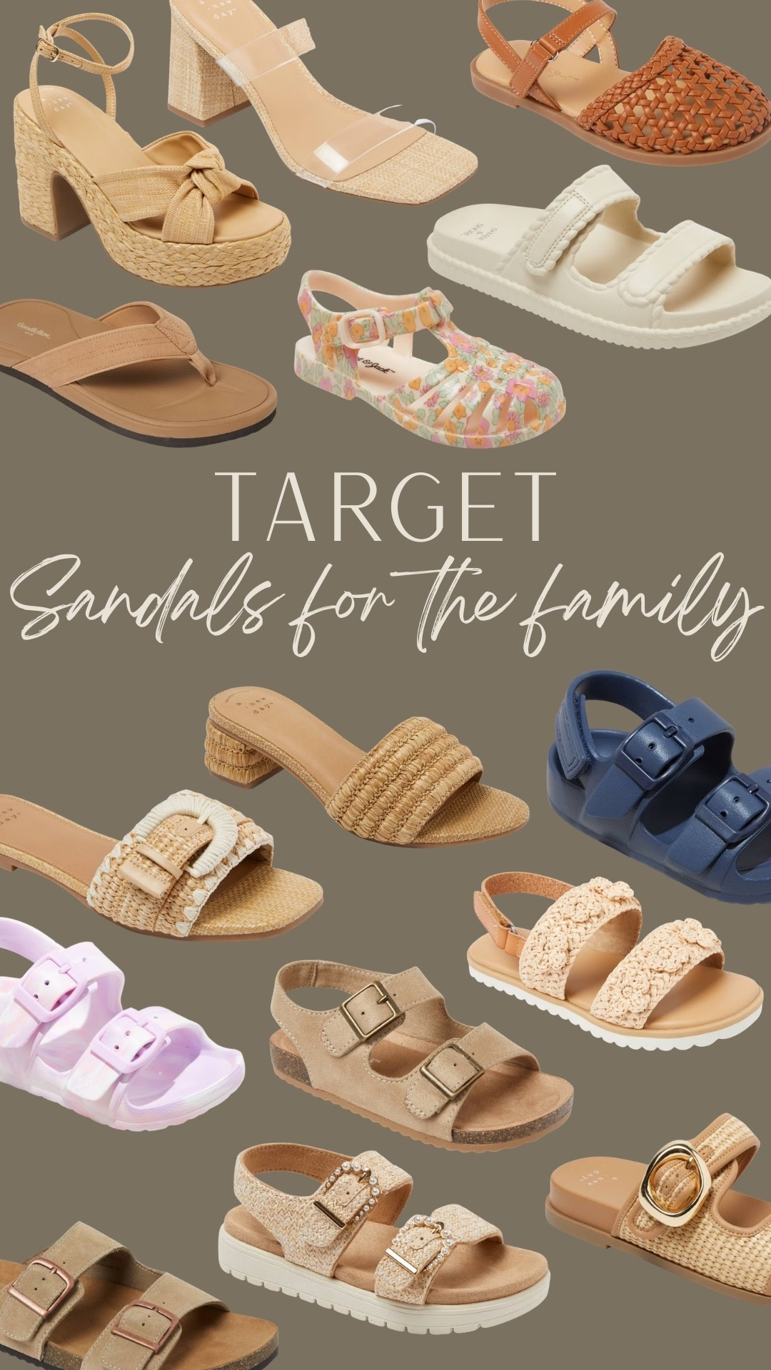 Target! Sandals for the family 40% off! 

THEBLOOMINGNEST sale sandals summer spring boys men girls women shoes 

#LTKSeasonal #LTKSaleAlert #LTKMens