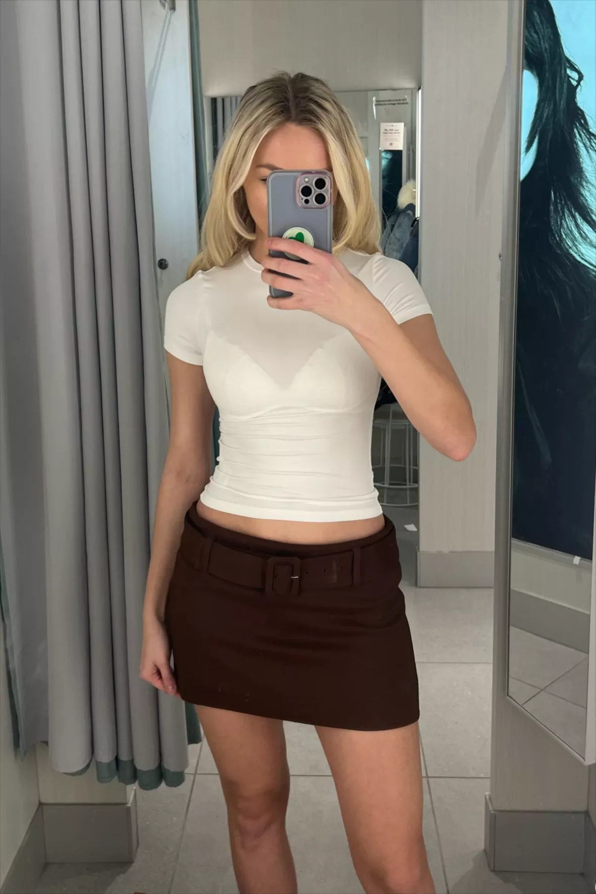 Low Rise Twill Belted Mini Skort curated on LTK