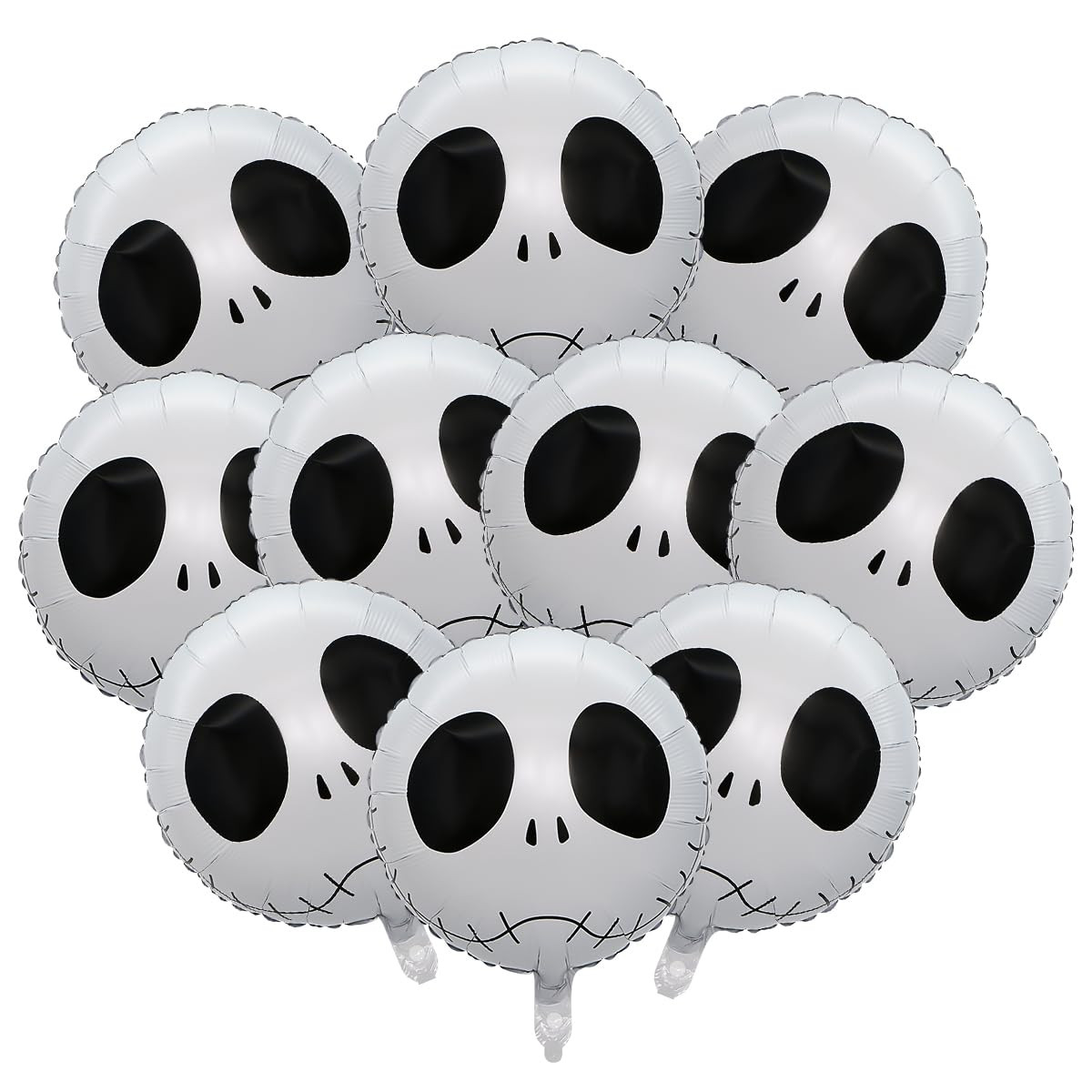 10 Pcs Halloween Skull Balloons - Halloween Party Decoration  | Amazon (US)