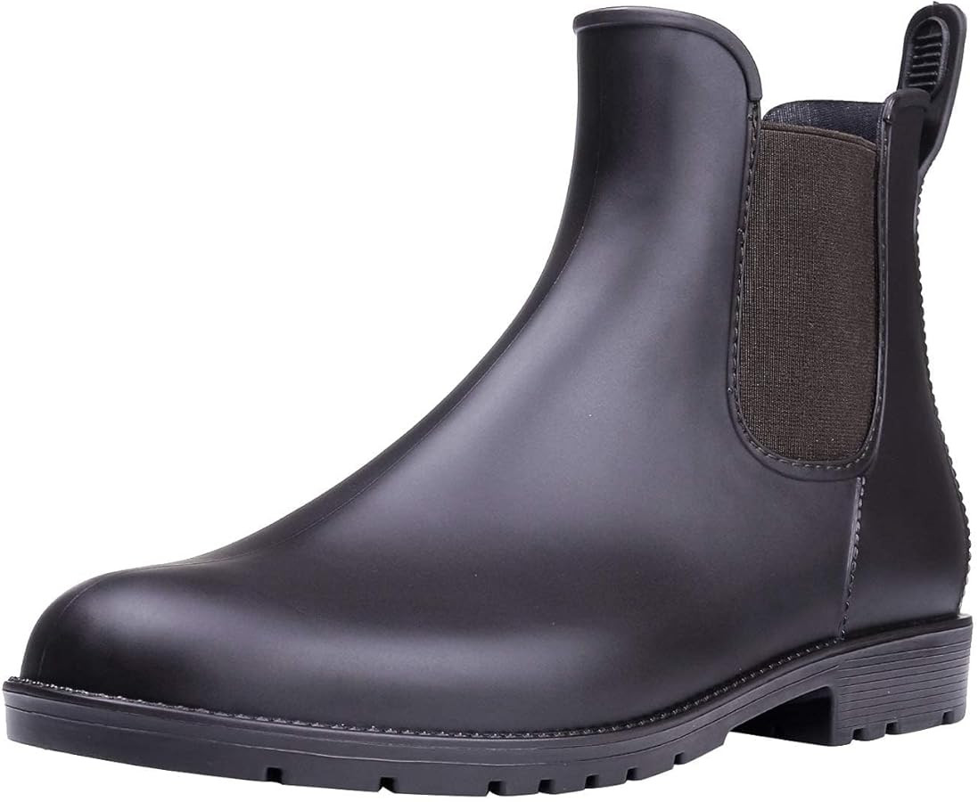 Asgard Women's Ankle Rain Boots Waterproof Chelsea Boots | Amazon (US)
