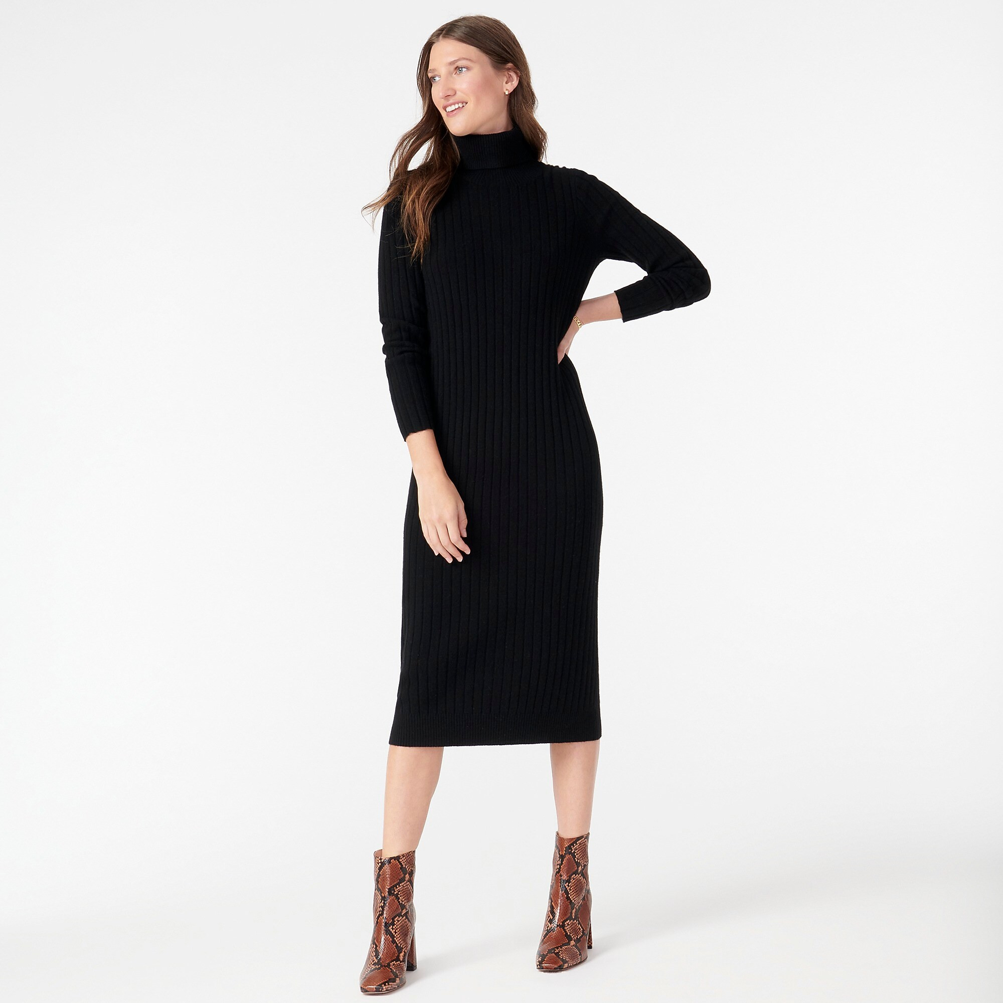 Cashmere turtleneck sweater-dress | J. Crew US