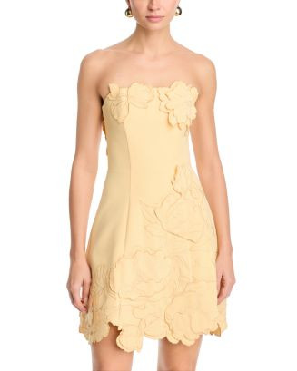 LEO LIN Ayla Applique Bustier Mini Dress - Exclusive | Bloomingdale's Women | Bloomingdale's (US)