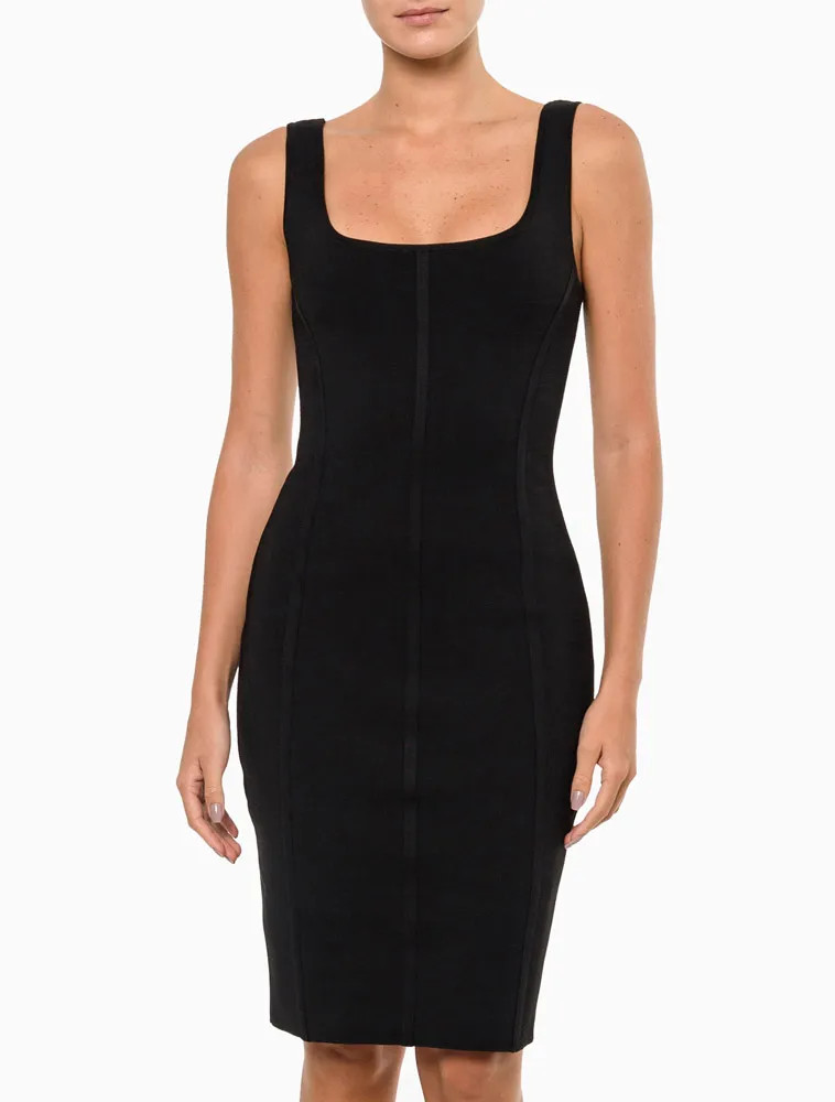 Vestido Corset Tricot Calvin Klein - Calvin Klein - Loja Online | Calvin Klein (BR)