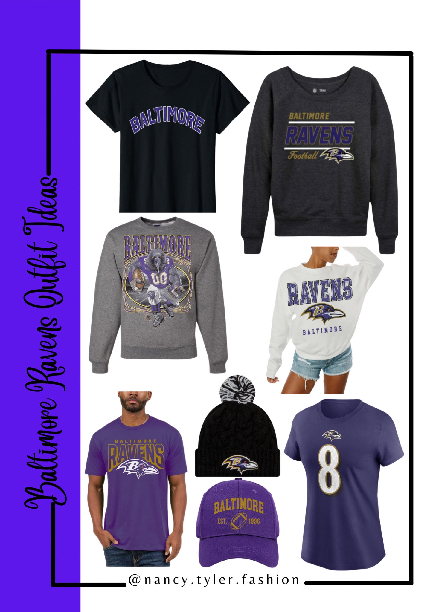 I had a request for Baltimore Ravens gear! #Ravens #BaltimoreRavens #NFLfootball #SuperBowl #football #NFL 

#LTKfindsunder50 #LTKfindsunder100 #LTKparties