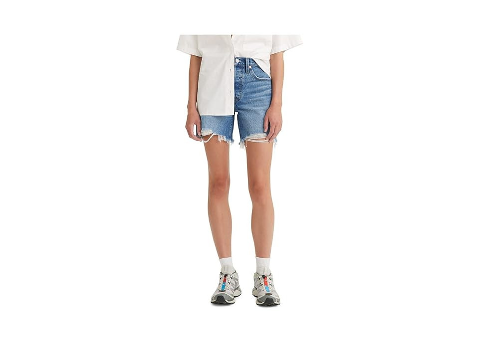 Levi's(r) Womens 501 Mid Thigh Shorts Women's Shorts Well Sure : 31 6, Denim/Cotton | Zappos