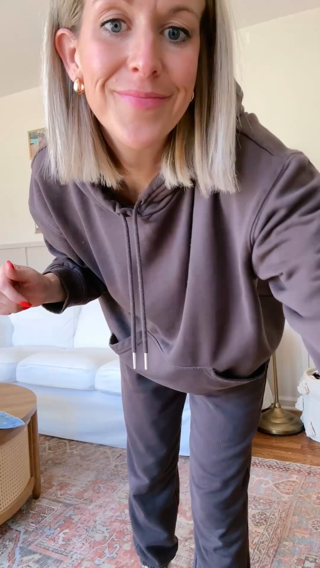 $44 total for the set! This color isn’t avail anymore but there are a ton of other options! I grab this set the most. Large sweatshirt and medium bottoms. Hoodie doesn’t run super big at all!

#LTKFindsUnder100 #LTKFindsUnder50