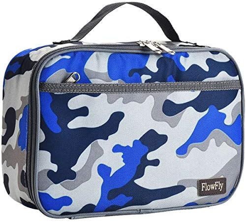 FlowFly Kids Lunch box Insulated Soft Bag Mini Cooler Back to School Thermal Meal Tote Kit for Gi... | Amazon (US)