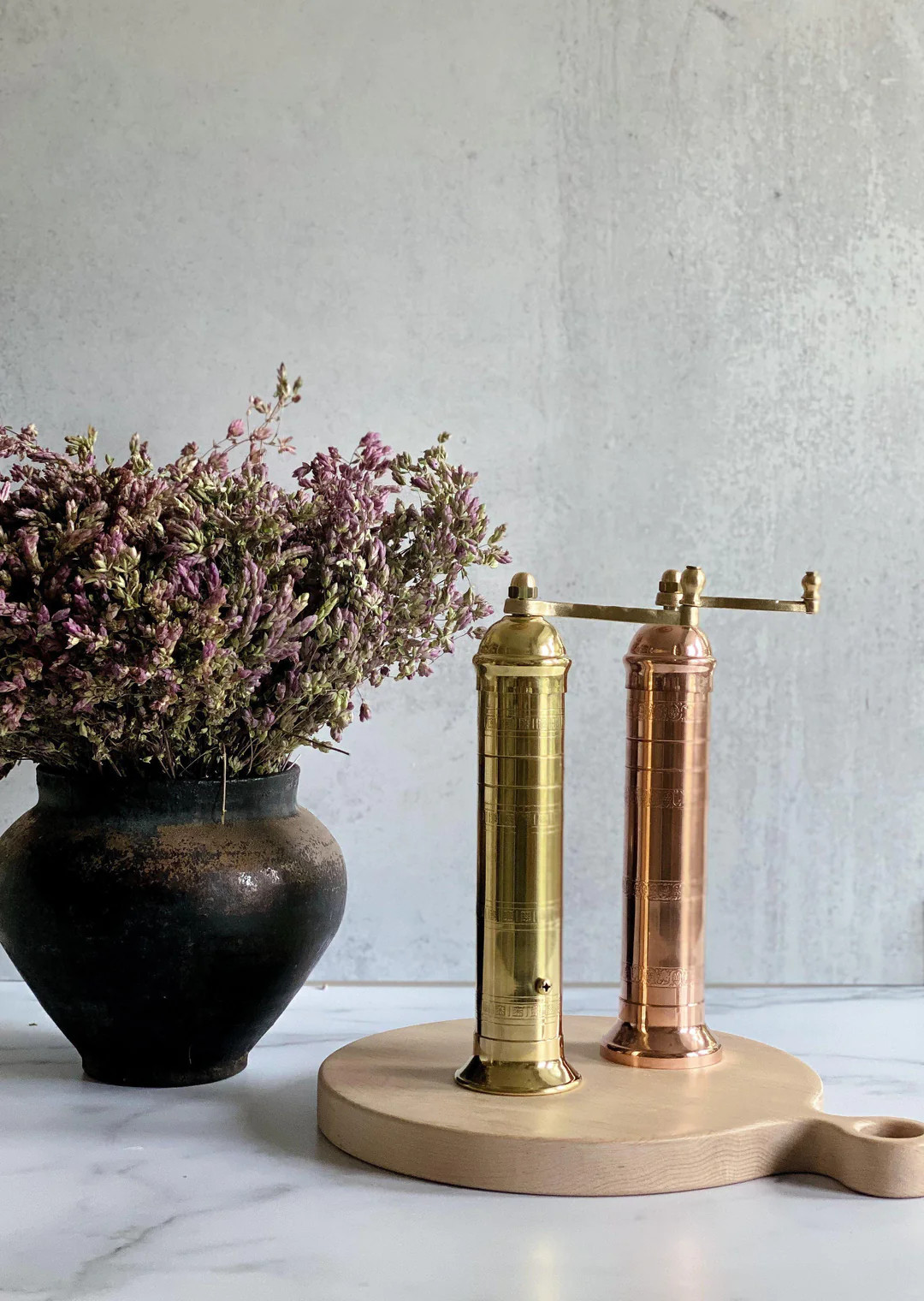 Atlas Copper 9" Salt Mill | Katel Home