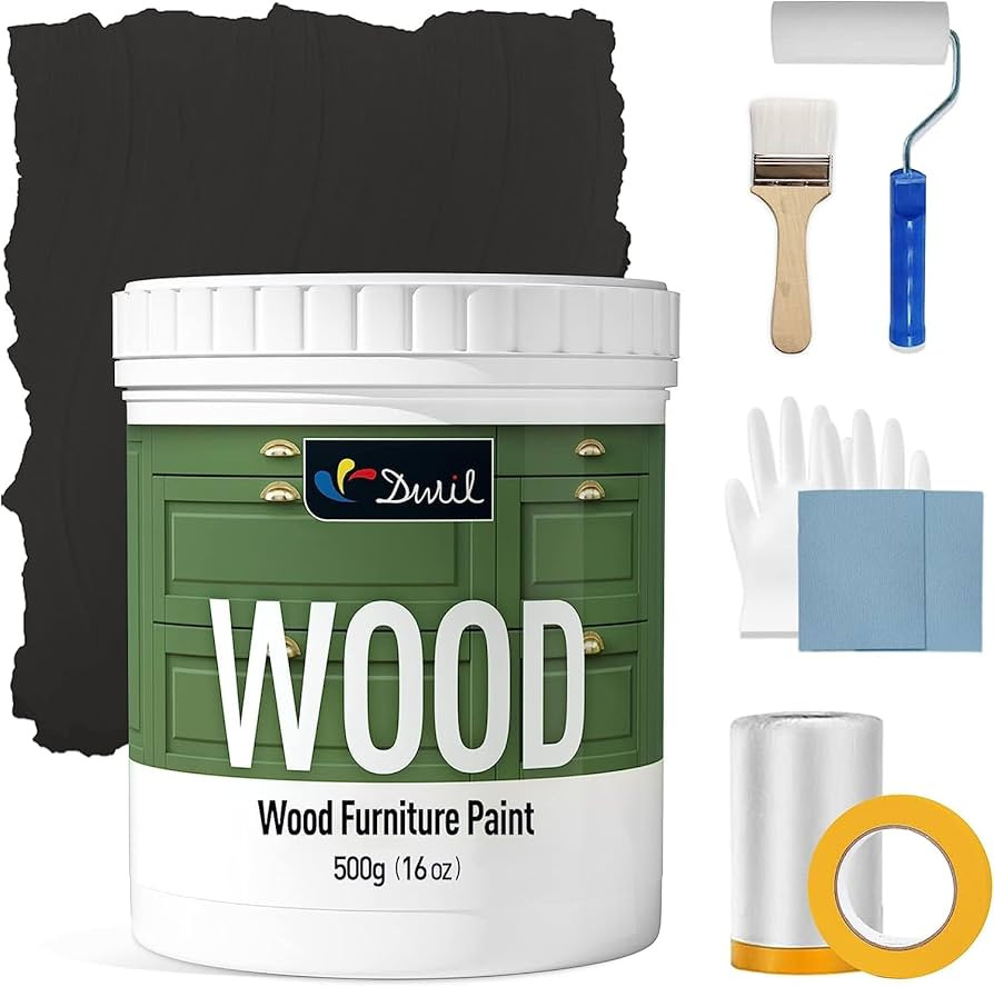 Matte Finish Furniture Paint - 16 Oz Wood Paint for Cabinets, Doors, Tables, and Dressers Refinis... | Amazon (US)