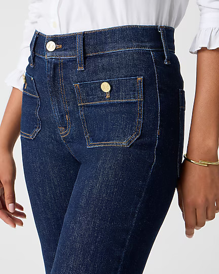 Slim wide-leg sailor jean in all-day stretch | J.Crew Factory