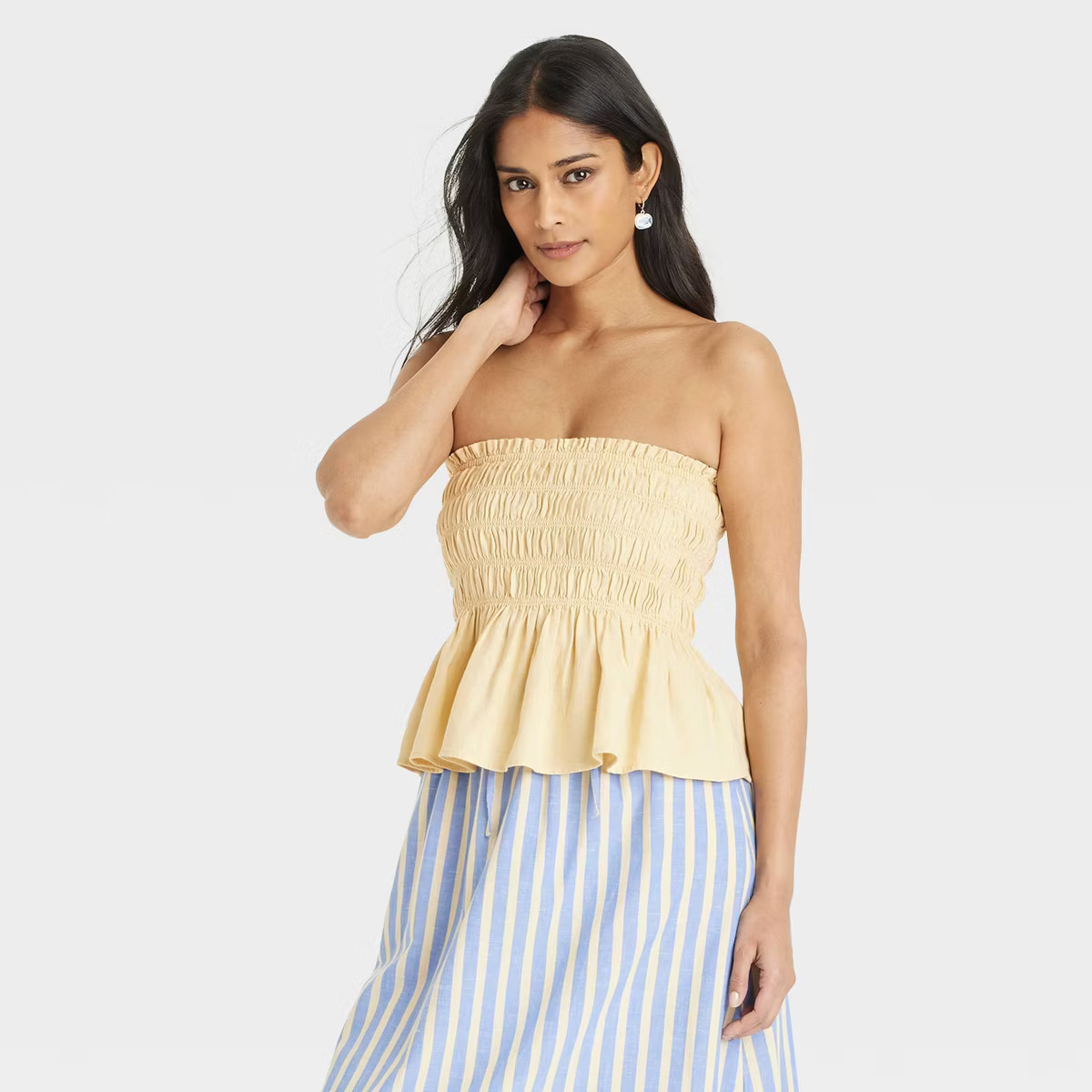 Women's Peplum Tube Top - Universal Thread™ | Target