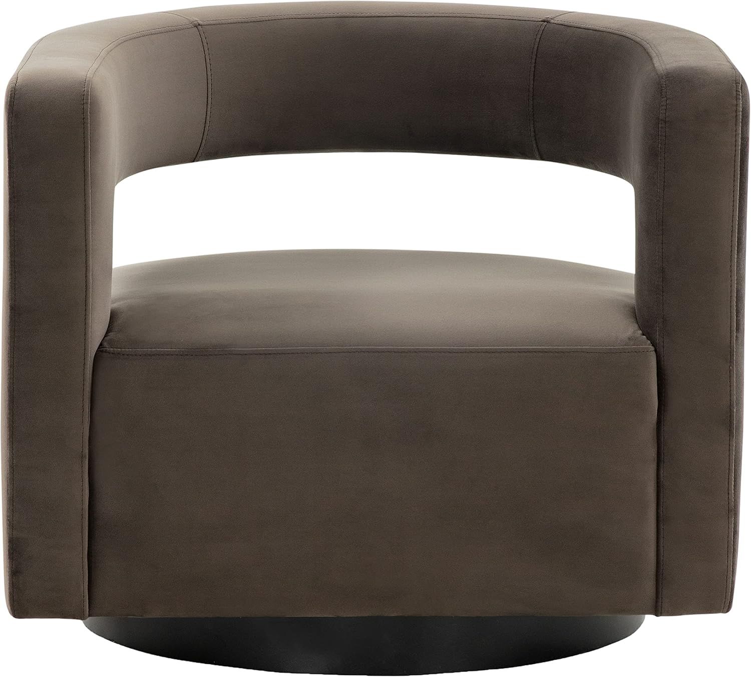 Safavieh Couture Home Collection Edgar Grey Velvet Upholstered Swivel Living Room Vanity Bedroom ... | Amazon (US)