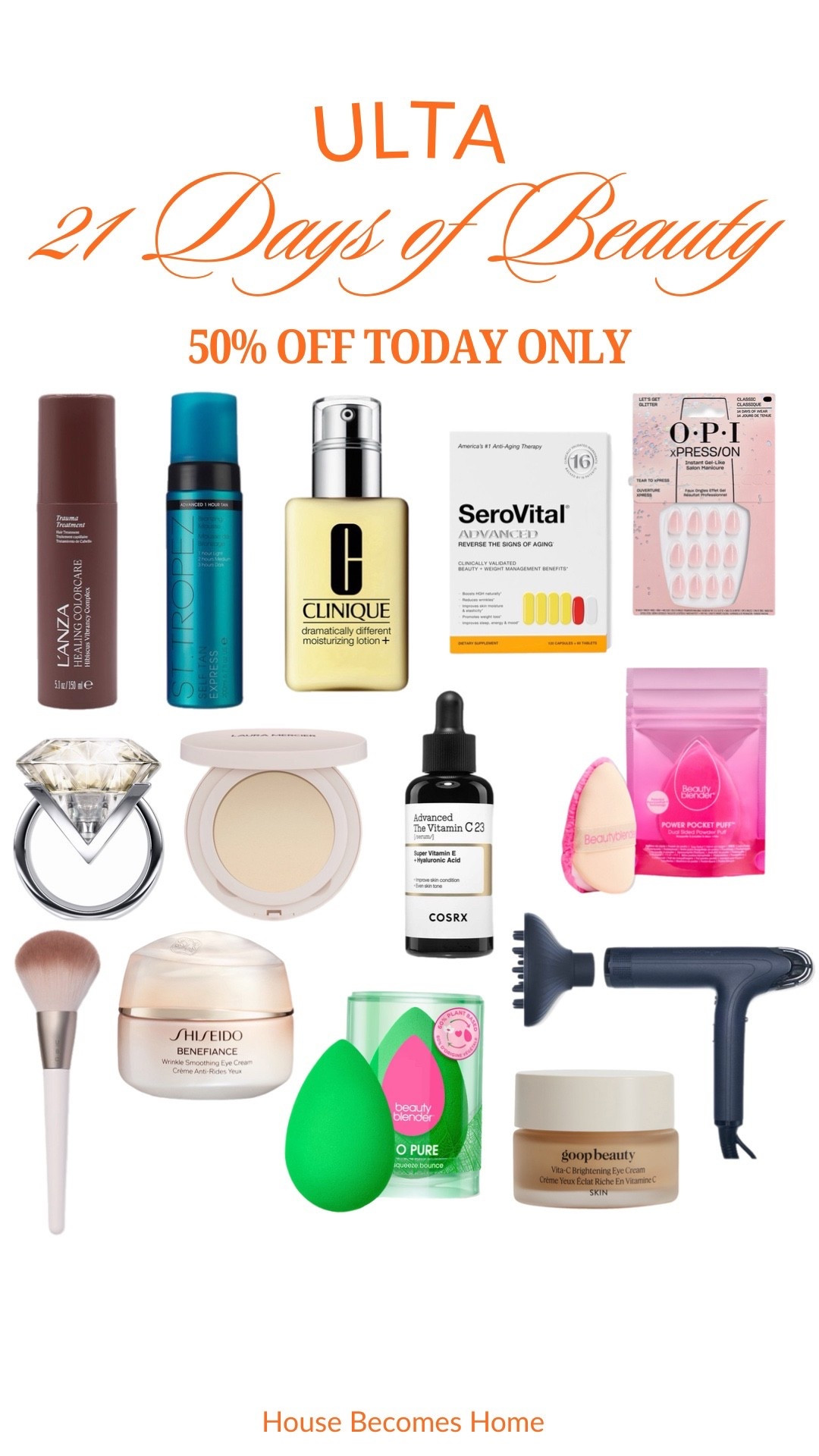 Ulta 50% off today only!!




#LTKSaleAlert #LTKdayinmylife #LTKBeauty