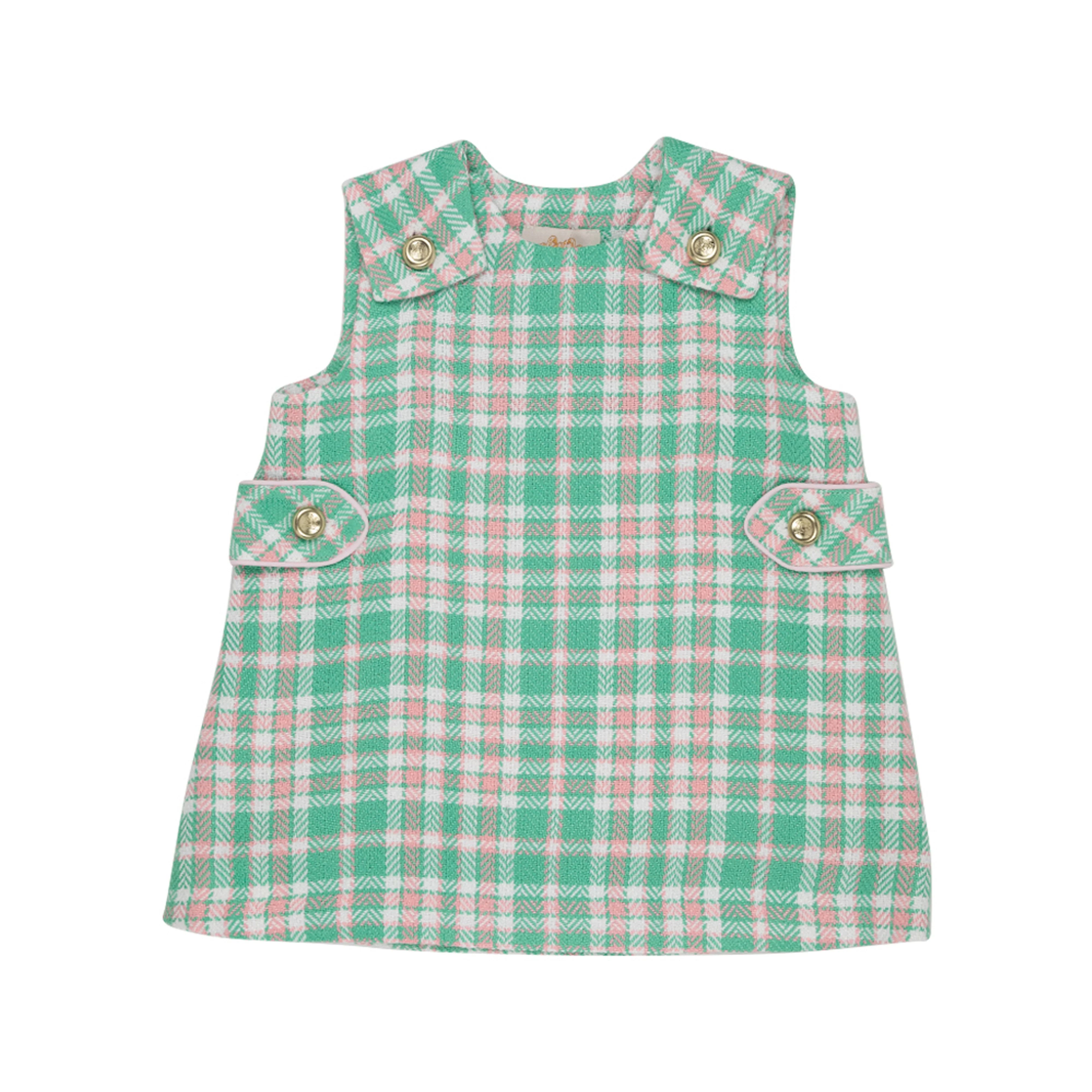 Janie Jumper - Putney Plaid with Palm Beach Pink | The Beaufort Bonnet Company