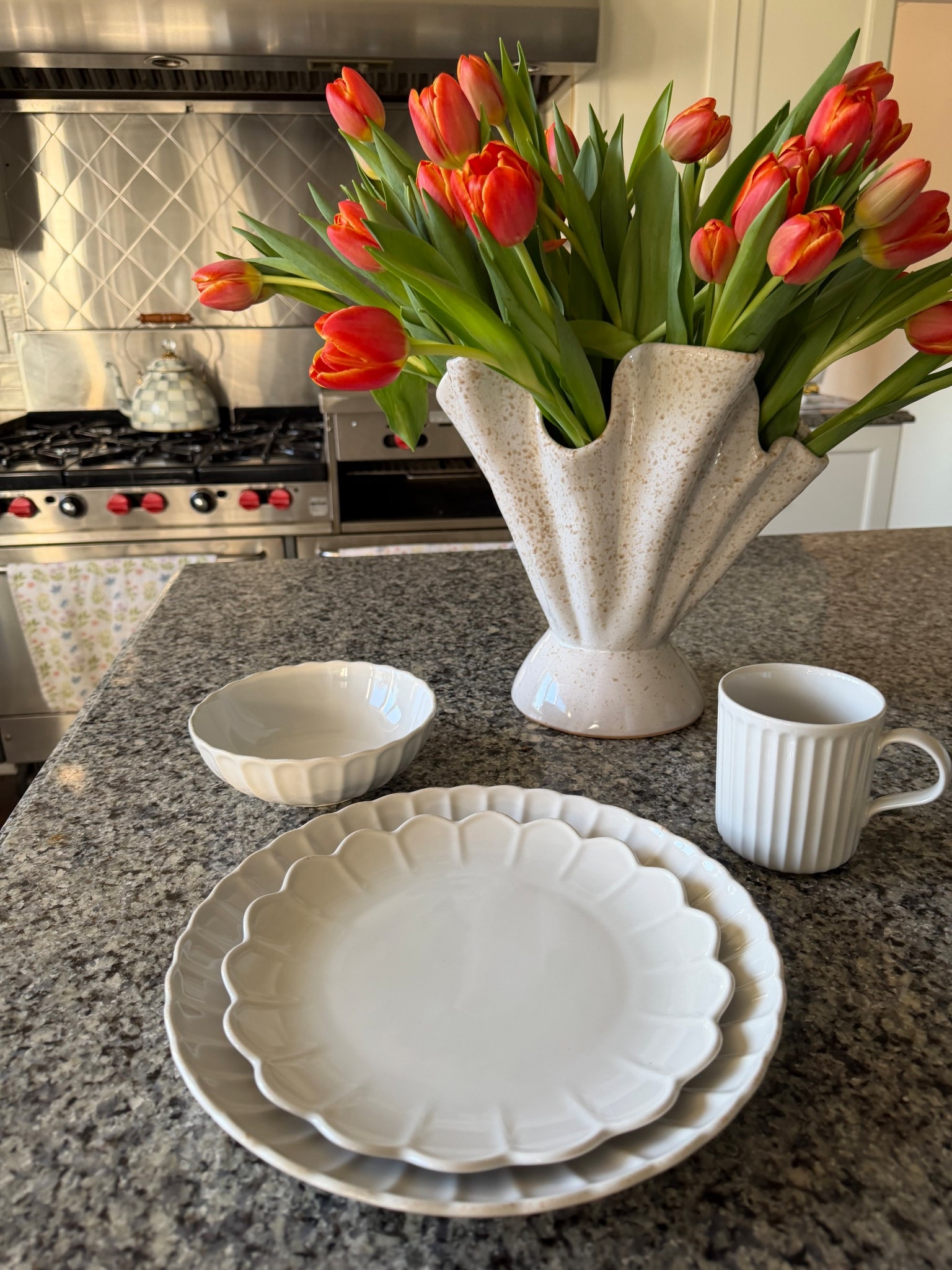 Recent spring purchases that make me
Happy!!! Dinnerware and mugs are on sale!!! 

Home sale - dish ware - scalloped plates 

#LTKHome #LTKdayinmylife #LTKSeasonal