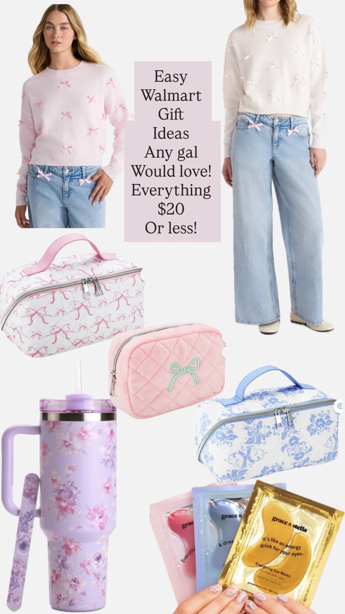 Adorable & easy Walmart gift ideas any lady would love — daily edit cover from Found by Em