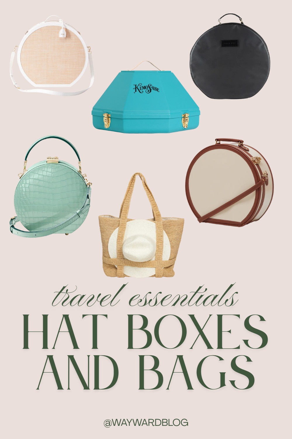 Travel Essentials: Hat Boxes + Bags

(Plus the tiniest one for your fascinators, of course) 

 #LTKSeasonal #LTKHome #LTKTravel