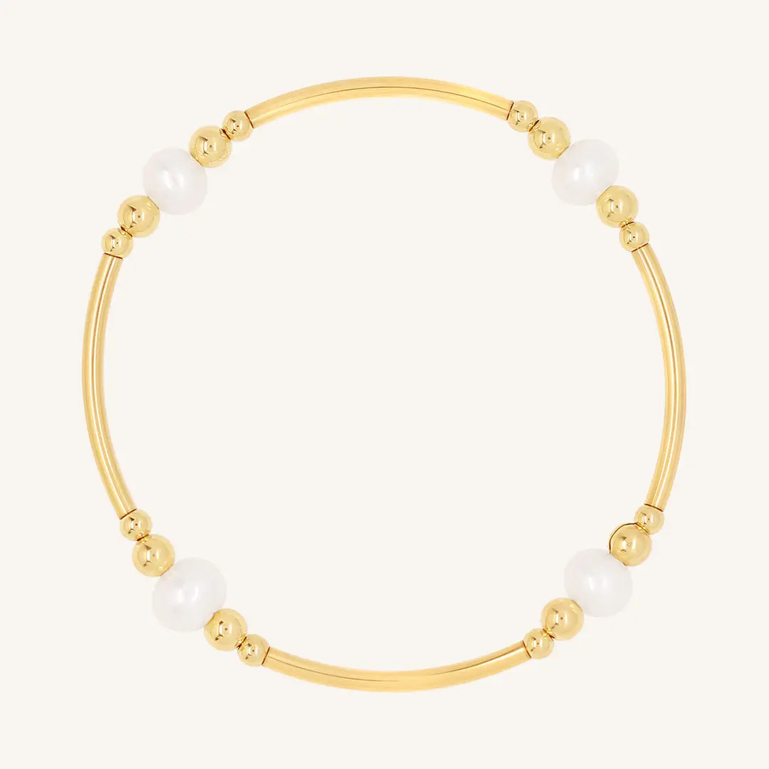 Dahlia Pearl Bracelet - Stone of Potential | Francesca Jewellery