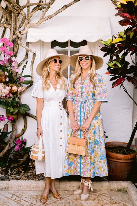 Sunny stroll ☀️ Palm Beach’s vias are made for strolling around in beautiful dresses like these two from @Hermoza. The floral and eyelet fabrics are effortlessly elegant for Easter! 

#LTKSeasonal